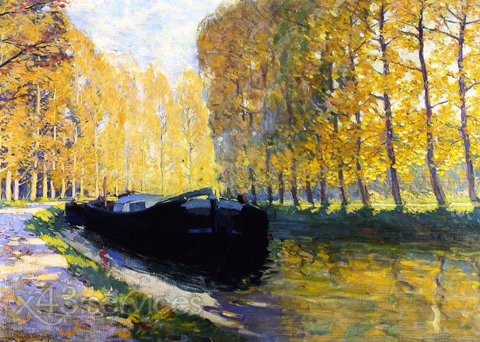 Clarence Gagnon - Canal du Loing